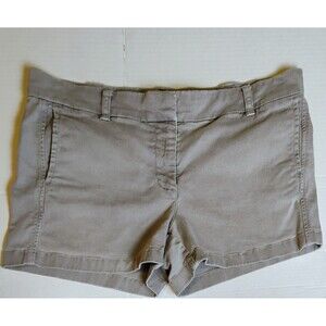 J.Crew Women's Gray Chino Shorts, Size 6